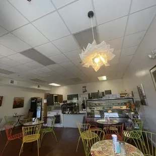 Inside cafe