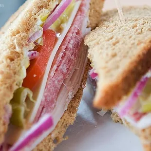 Turkey and Salami Sandwich
