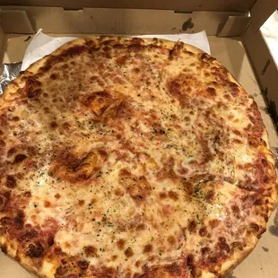 Cheese pizza delicious