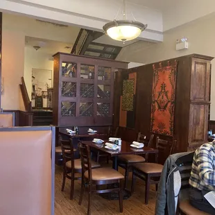 Restaurant seating area