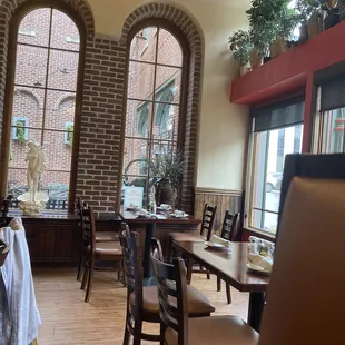 Charming windows to courtyard