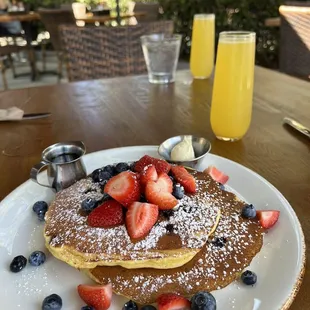Blueberry corn Pancakes