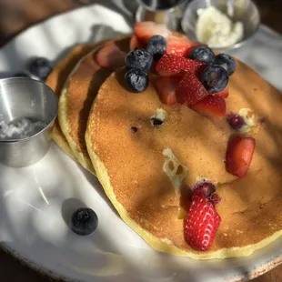 Blueberry Corn Cakes