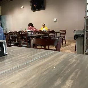 two people sitting at a table