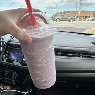Taro boba tea
