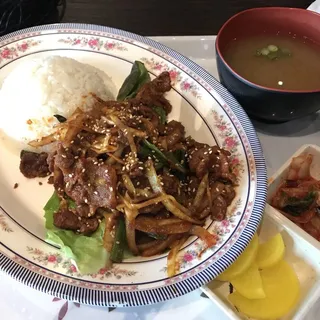 Spicy Pork with Rice