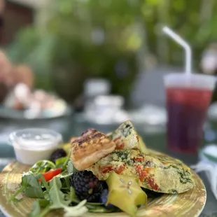 Mediterranean frittata perfection