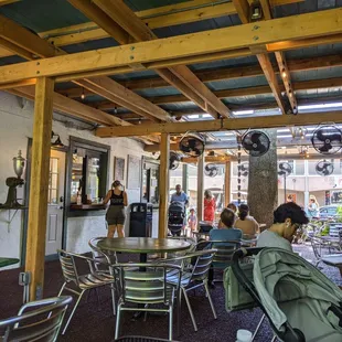 Outside seating