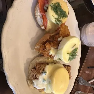 Chicken Fried Steak Egg Benedict