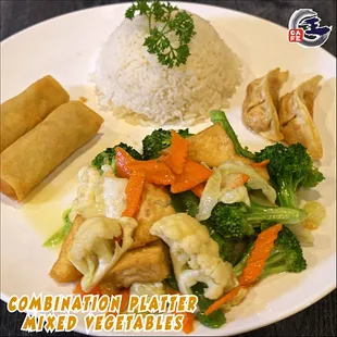 Combination Platter Mixed Vegetables