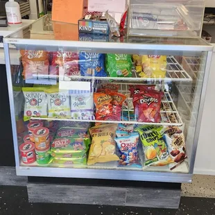 Snacks (I recommend HomeRun Ball - small chocofilled puffs)