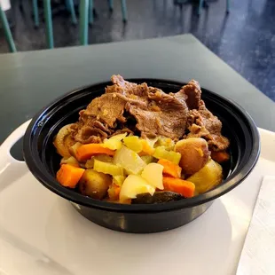 Bulgogi (beef) rice bowl - $14.99 as of 06/28/2023