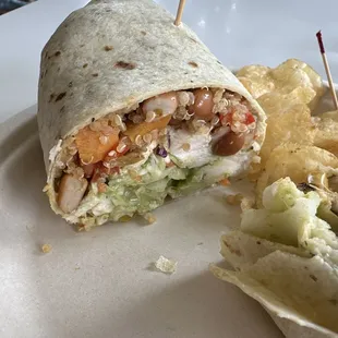 Peruvian Chicken Wrap