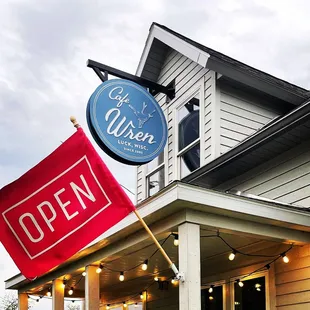Here&apos;s what you&apos;re looking for... Cafe Wren is located 1/2 mile north of Luck, WI on Hwy 35!