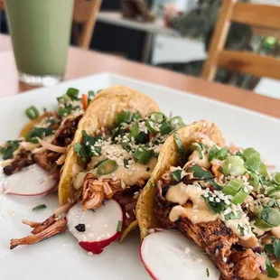 Bukhan jackfruit tacos