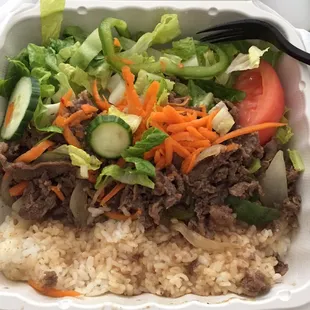 Friday special - Bulgogi Ribeye Platter. Yum!