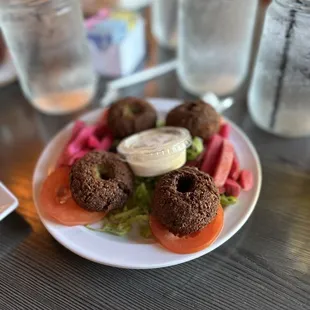 a plate of food