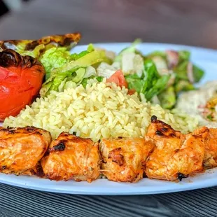a plate of food