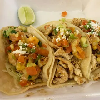 Pollo Asado Tacos Especiale