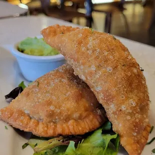 Delish that&apos;s what&apos;s in this Pic.  a delish beef empanadas.