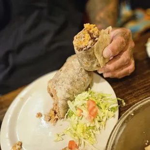 Carnitas burrito