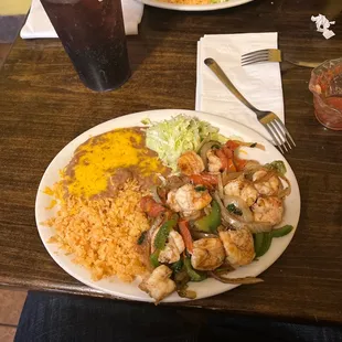 Shrimp Fajitas