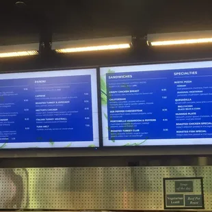 Food menu