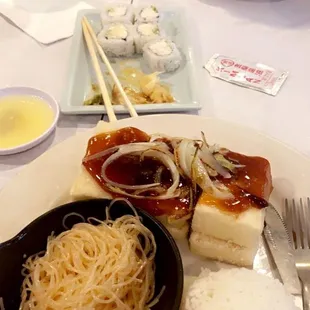 Tofu dinner