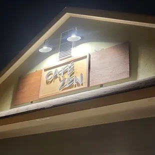 Outside sign