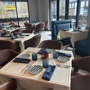 Spacious dining area