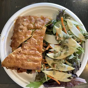 Southwest sandwich and side salad