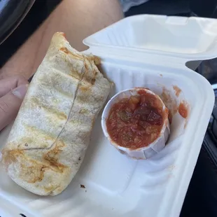 Breakfast burrito.