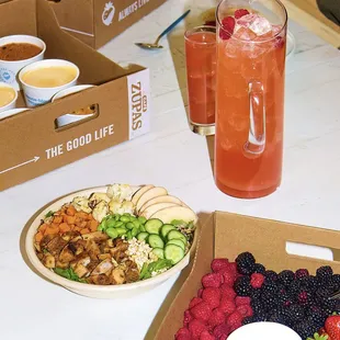 salads, food