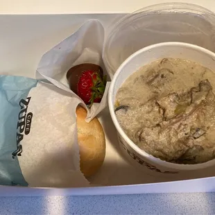 Brisket stroganoff (take out)