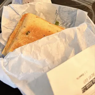 MOLDY turkey avocado