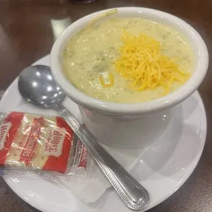 Broccoli and cheese soup