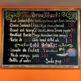 Menu Board