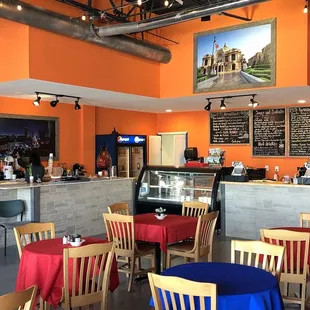 Counter and Dining Area