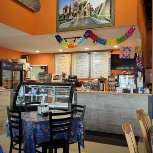the interior of a restaurant