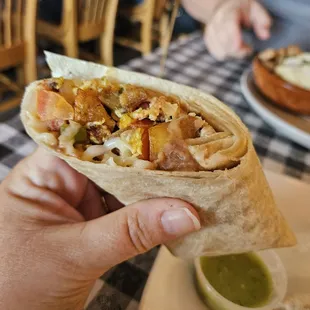 Breakfast burrito