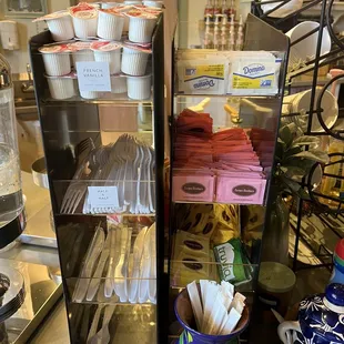 Lots of teas for purchase