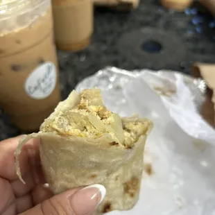 The breakfast burrito