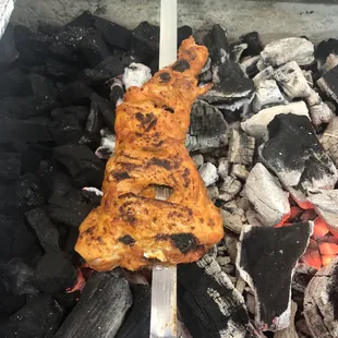 Chicken Tikka on skewer