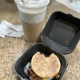 Breakfast Sandwich / Hazelnut Cold Brew