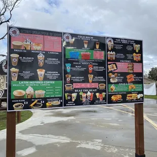 Full menu