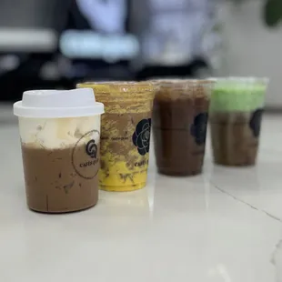 Egg coffe, pandan coffee, salted coffee, Vietnamese coffee