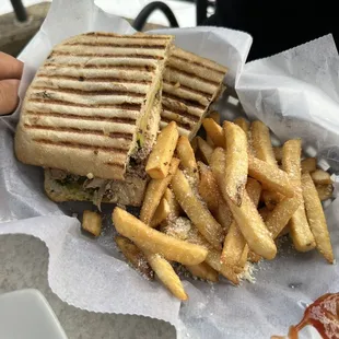 Grilled Chicken Pesto Panini