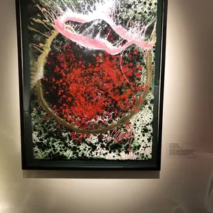 Painting for the design of the glass