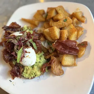 Crispy Prosciutto Avocado Toast