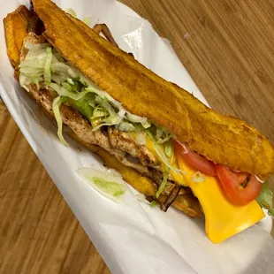 Chicken Jibarito